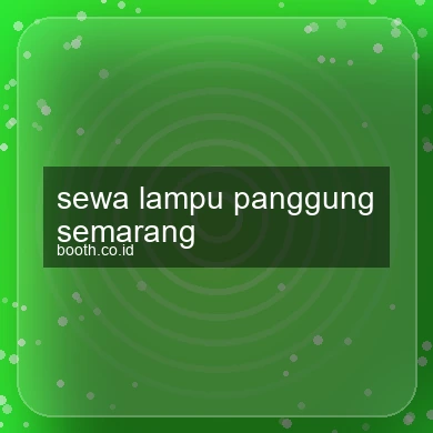 Sewa Lampu Panggung Semarang