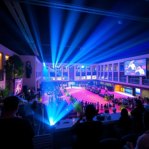 Sewa Lighting Acara Kampus Surabaya