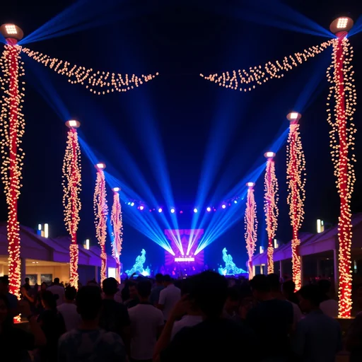Sewa Lighting Festival Temanggung