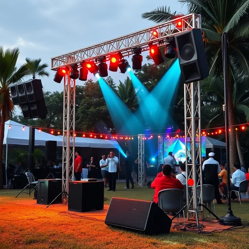 Sewa Sound System Outdoor Bali