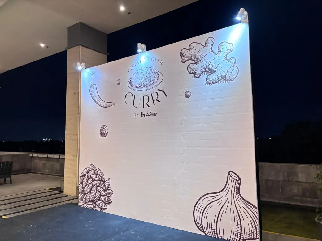 Backdrop Booth Pameran Event Kuliner di Jogja