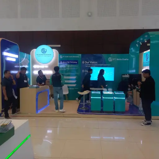 Booth Pameran Klien di Surabaya